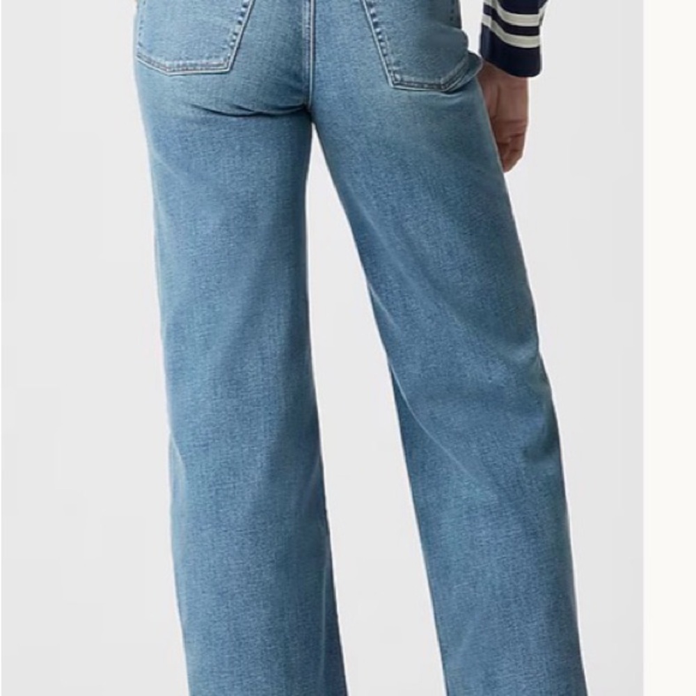 J Crew Women's wide leg jeans - Picture 2 of 2